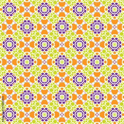 A beautiful repeating geometric pattern design. An illustration of amazing reiteration for fashion designing.