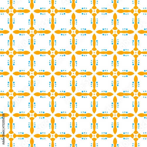 A beautiful repeating geometric pattern design. An illustration of amazing reiteration for fashion designing.