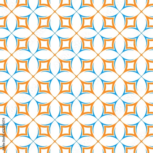 A beautiful repeating geometric pattern design. An illustration of amazing reiteration for fashion designing.