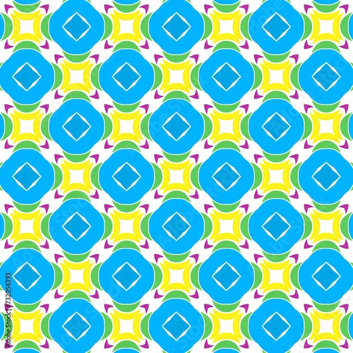 A beautiful repeating geometric pattern design. An illustration of amazing reiteration for fashion designing.
