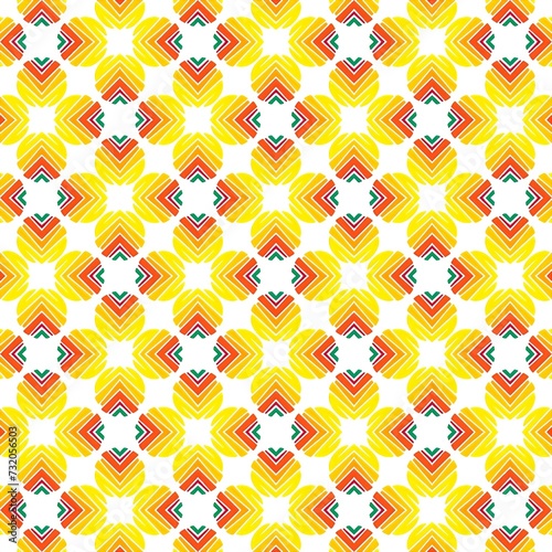 A beautiful repeating geometric pattern design. An illustration of amazing reiteration for fashion designing.