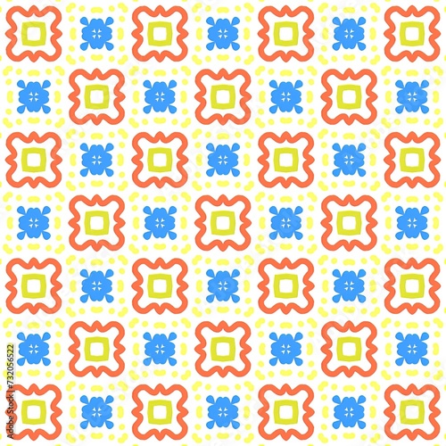 A beautiful repeating geometric pattern design. An illustration of amazing reiteration for fashion designing.