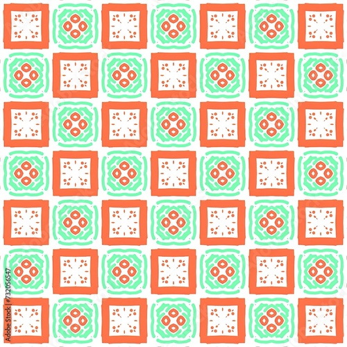 A beautiful repeating geometric pattern design. An illustration of amazing reiteration for fashion designing.