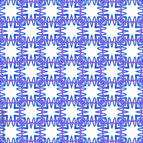 A beautiful repeating geometric pattern design. An illustration of amazing reiteration for fashion designing.