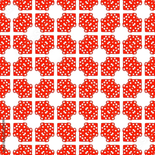 A beautiful repeating geometric pattern design. An illustration of amazing reiteration for fashion designing.