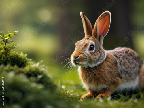 rabbit in the grass © Juan Antonio 