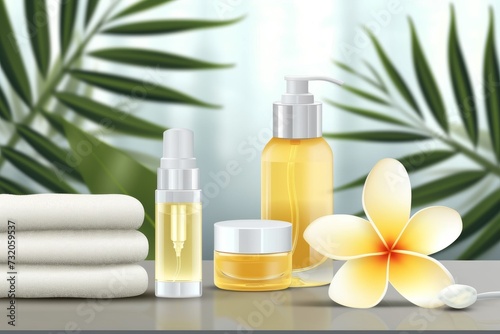 Natural skin care drip cream, anti aging serum oil sunscreen. Beauty face maskage defying. Sensitive vulvar vestibulitis syndrome dispenser product mockup. care set cosmetic jar lotion