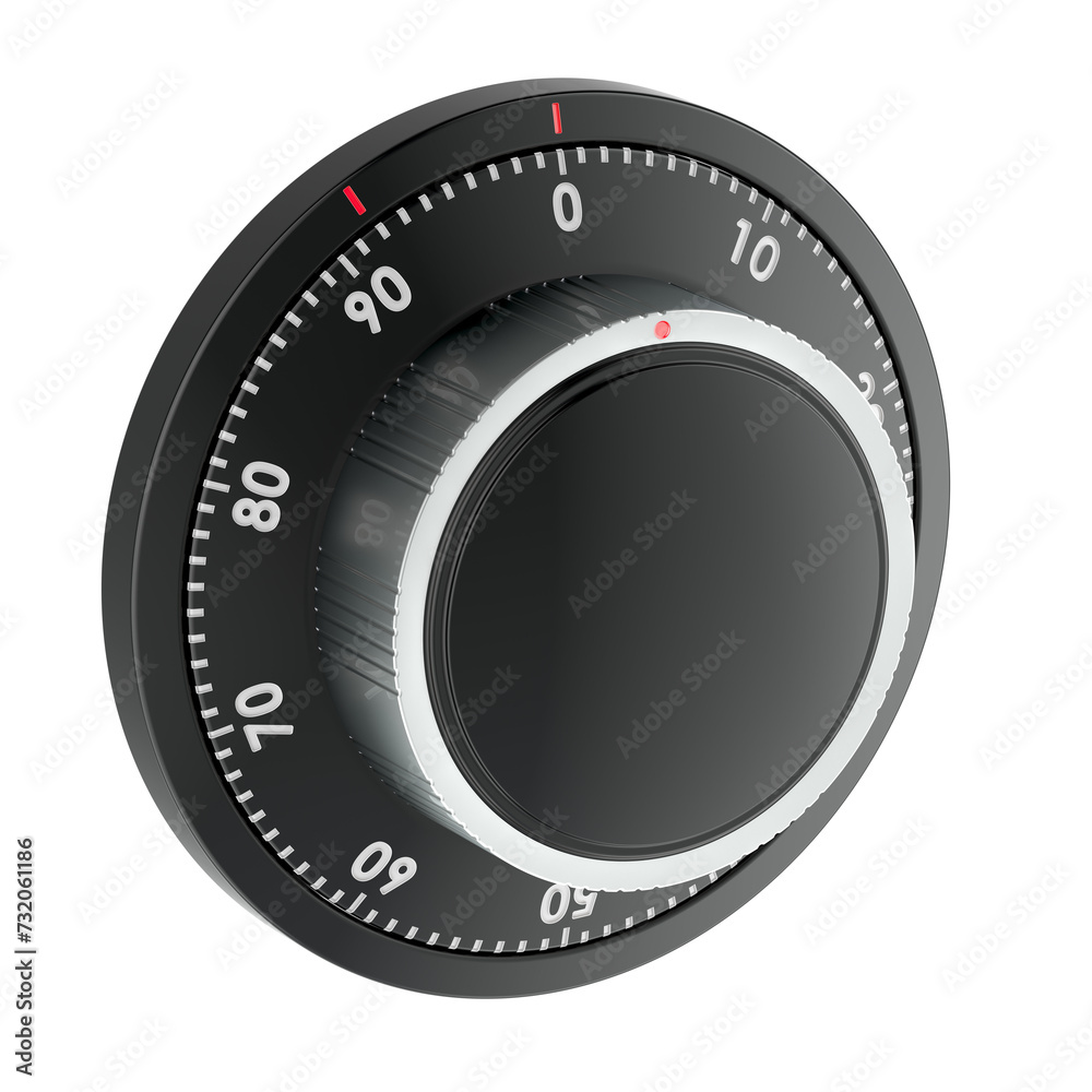 Wheel Combination Safe Lock, 3D rendering isolated on transparent background Wheel Combination Safe Lock, 3D rendering isolated on transparent background