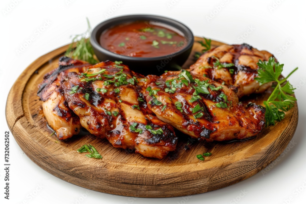Grilled Chicken with Fresh Parsley