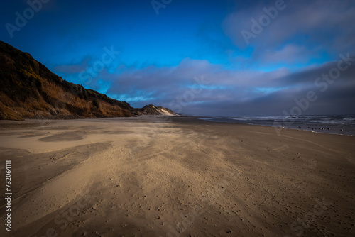 Drifting Beach Sand on the central Oregon Coast 