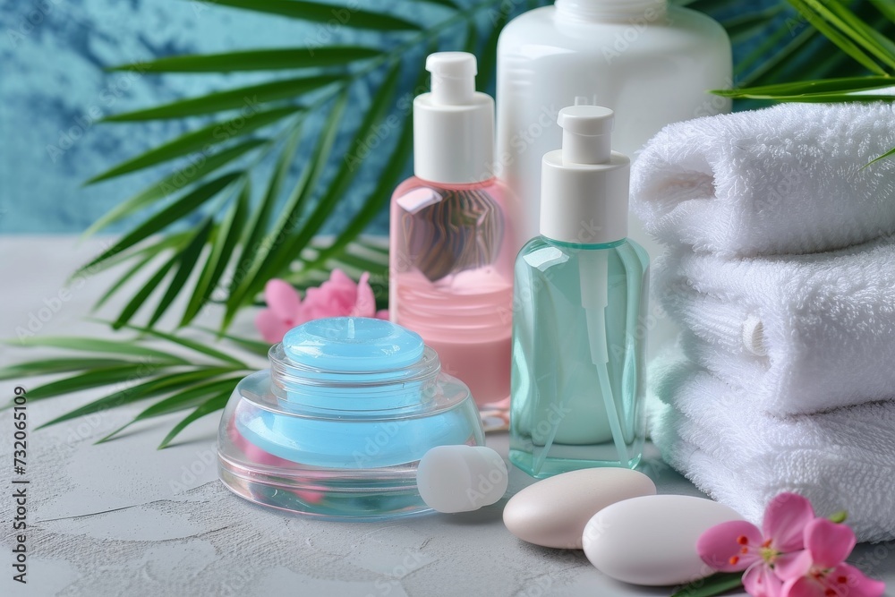 Skin care spf cream anti aging relaxing wellness spray preventing germs. Sauna pharmaceutical packaging. Youthful skin plant based skincare foam bottle. chlorophyll molecule message oil cleasner balm Skin care spf cream anti aging relaxing wellness spray preventing germs. Sauna pharmaceutical packaging. Youthful skin plant based skincare foam bottle. chlorophyll molecule message oil cleasner balm