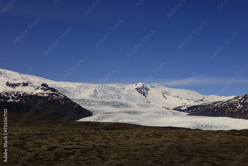 Fototapeta premium Skaftafell National Park is a national park, situated between Kirkjubæjarklaustur and Höfn in the south of Iceland
