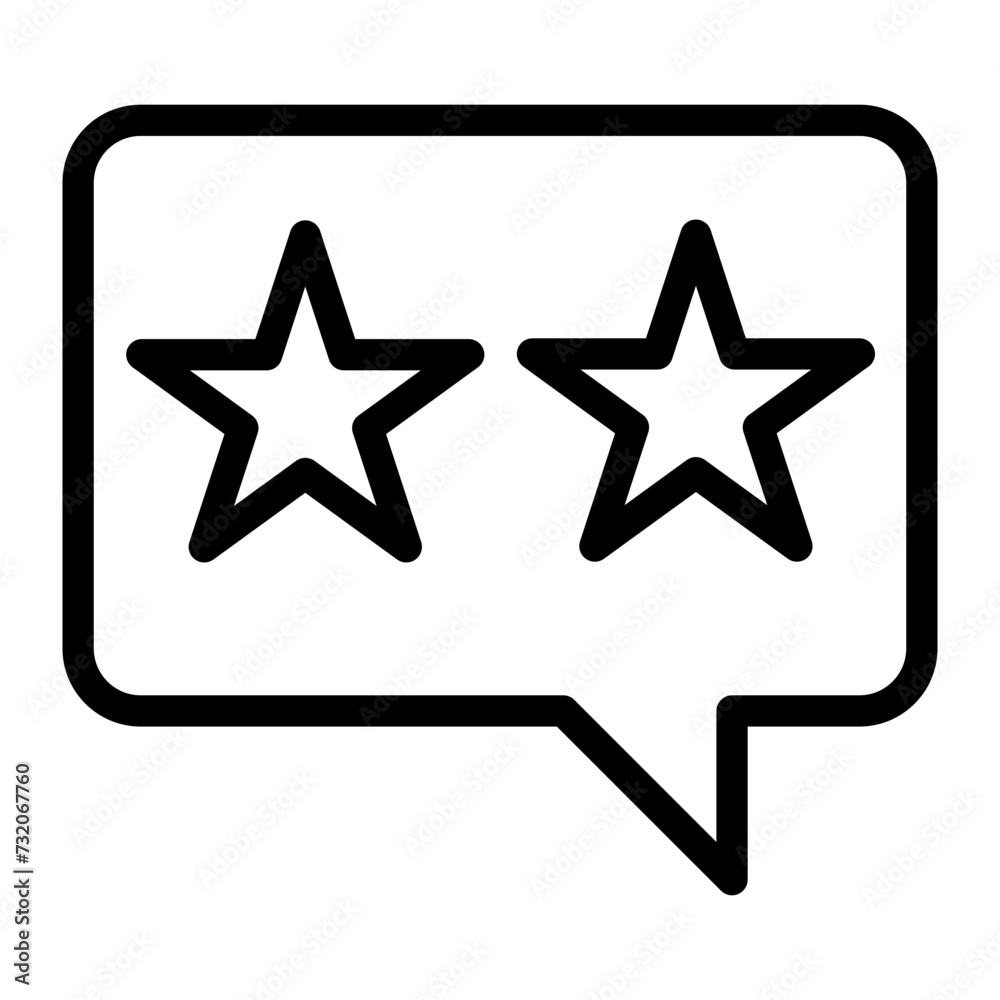 This is the Stars icon from the Party and Celebration icon collection with an Outline style