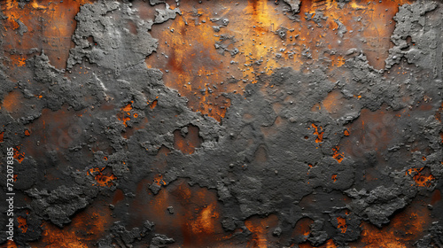 Rusted Metal Surface With Extensive Rust