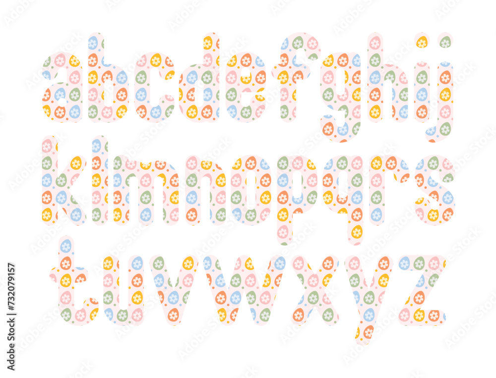Versatile Collection of Egg Paradise Alphabet Letters for Various Uses