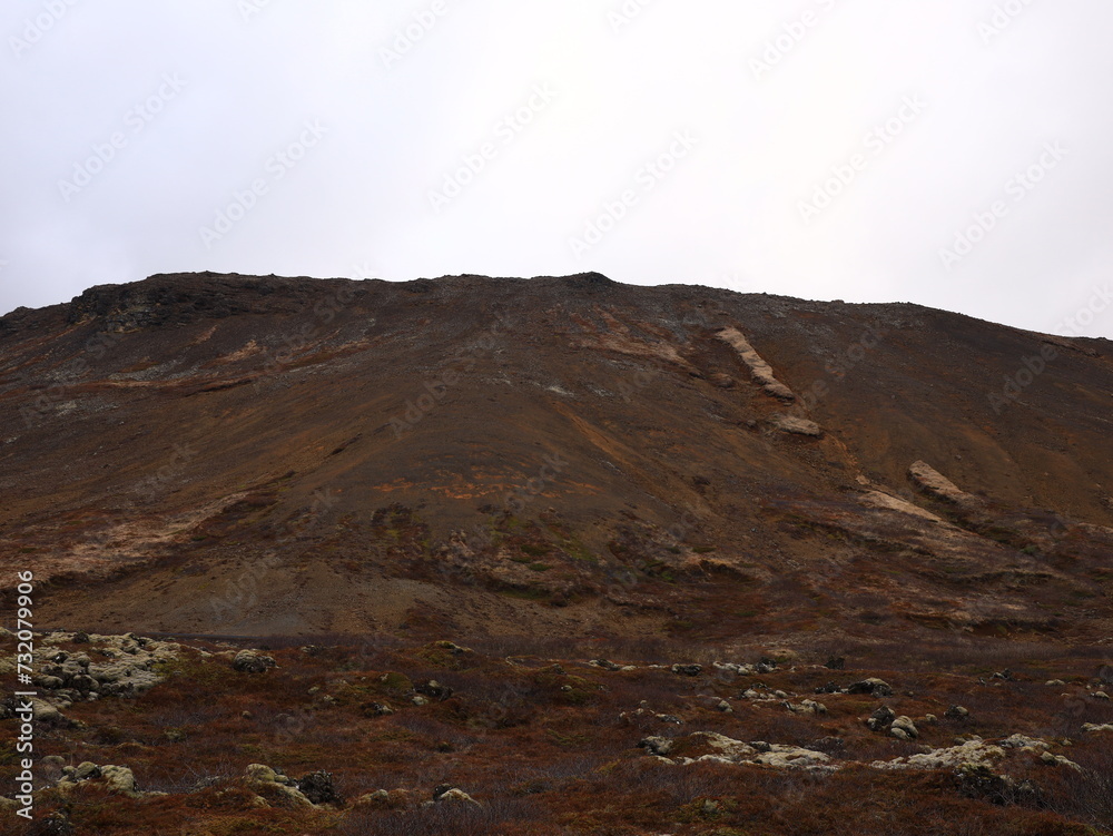 Reykjanesfólkvangur is a nature preserve in Iceland with lava formations, crater lakes, bird cliffs and bubbling geothermic fields Reykjanesfólkvangur is a nature preserve in Iceland with lava formations, crater lakes, bird cliffs and bubbling geothermic fields
