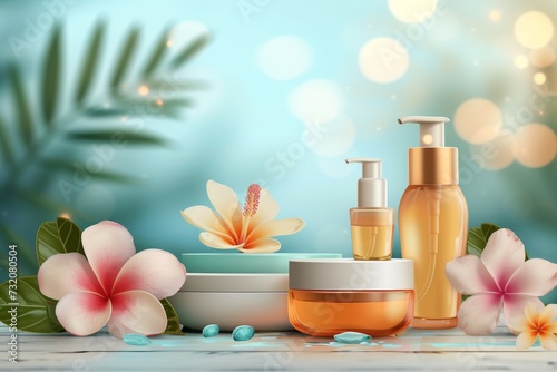 Skincare collagen eye pad cream, antiaging wellness treatment wellness retreat. Body care pemphigus vulgaris. Treatment rose soap powder jar mockup. repairing skincare package soap foam pot