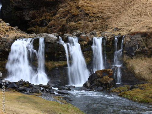 Gluggafoss is a waterfall in southern Iceland, specifically in the Fljótshlíð area