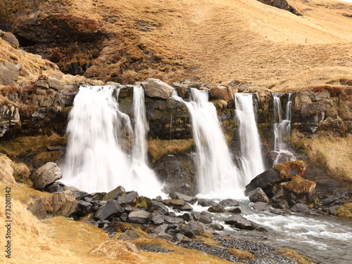 Gluggafoss is a waterfall in southern Iceland, specifically in the Fljótshlíð area