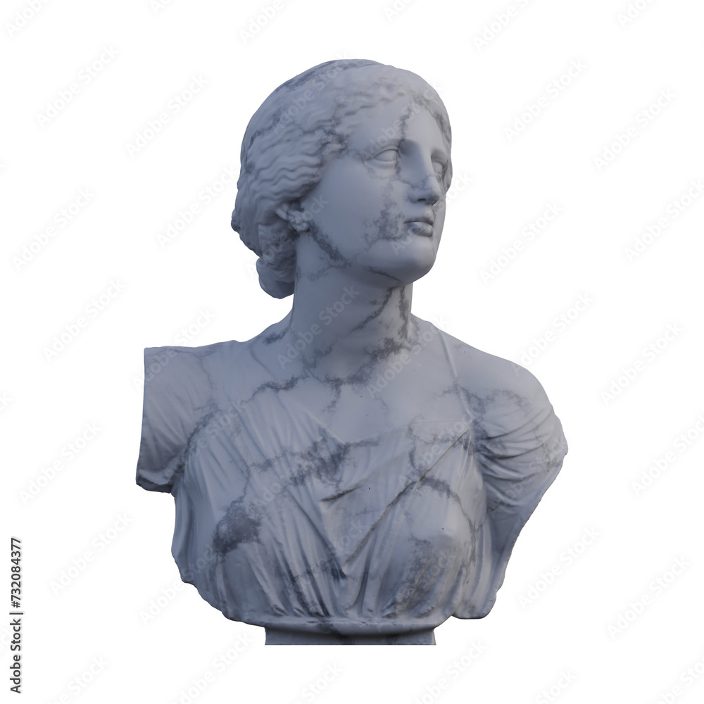 Niobe statue, 3d renders, isolated, perfect for your design Niobe statue, 3d renders, isolated, perfect for your design