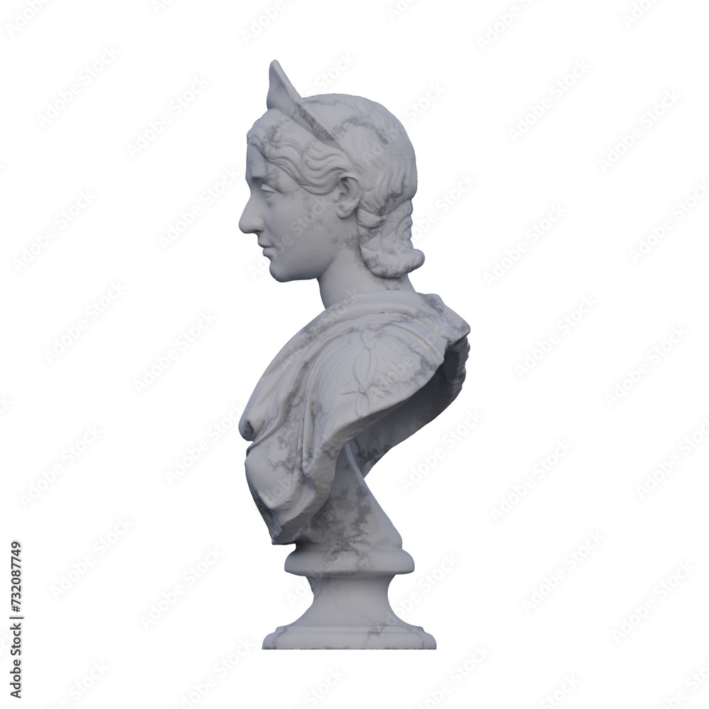 Julia Cornelia Paula statue, 3d renders, isolated, perfect for your design Julia Cornelia Paula statue, 3d renders, isolated, perfect for your design