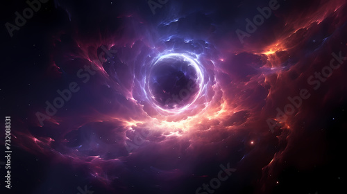 Cosmic illustration showing vibrant cosmic background