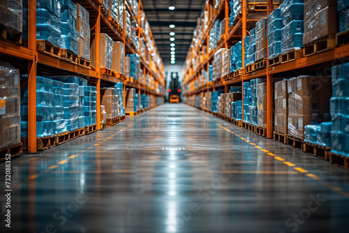 Precision Logistics: Automated Warehouse Aisle