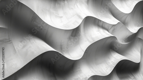 A Black and White Photo of a Wavy Surface
