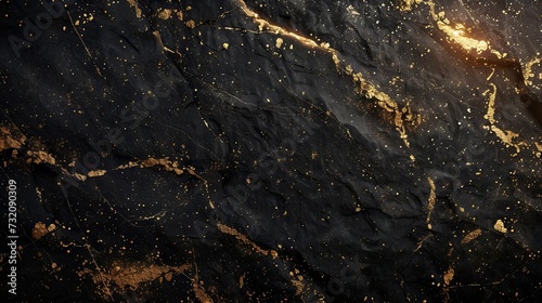 Luxury black and gold background. Black and gold texture © VectorCookies