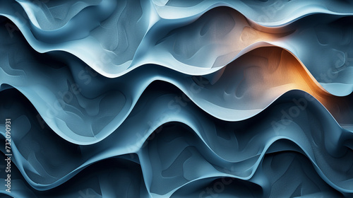 Computer Generated Image of Wave-Like Pattern © Reisekuchen