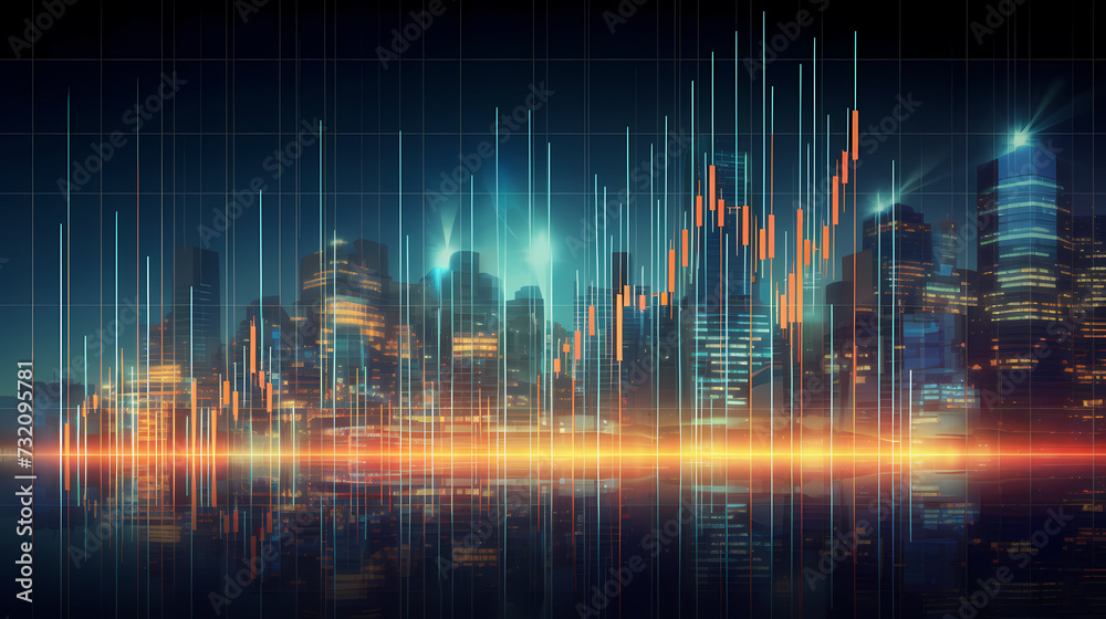 Stock market abstract background, economic and infographic concept Stock market abstract background, economic and infographic concept