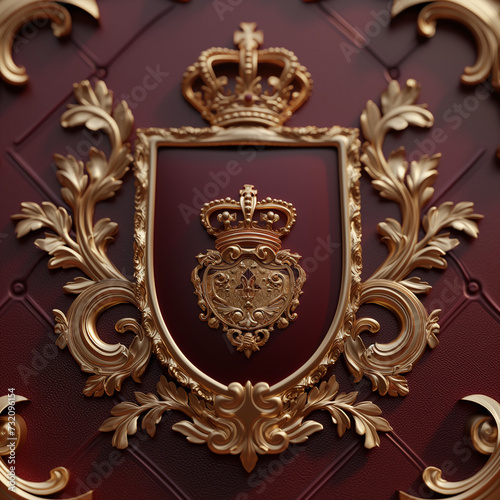 Regal Elegance: A Photorealistic Showcase of Luxurious Royal Logos and Emblems