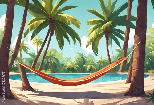 hammock on the beach