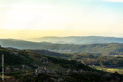 View from the top of the mountain in  Portugal © Nuno