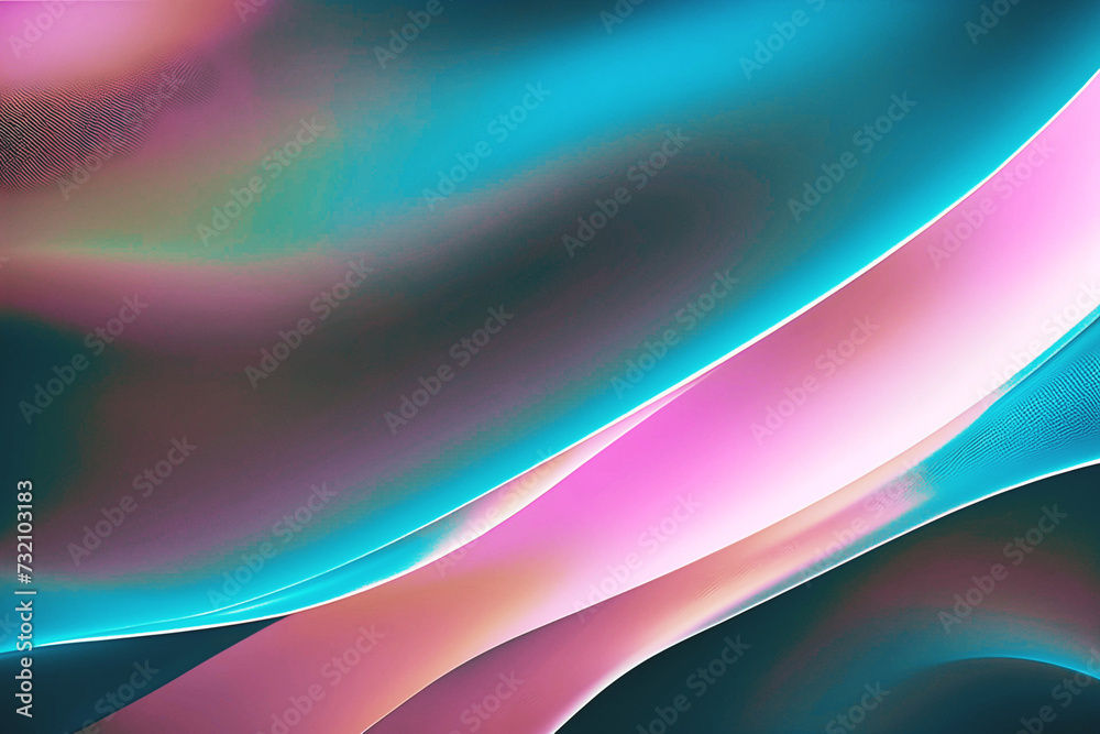 Fototapeta premium Abstract colorful background with waves