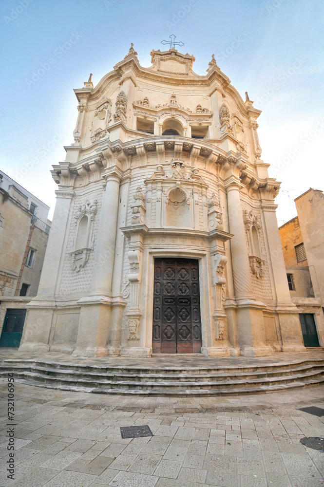 The church of San Matteo in the historic center of Lecce