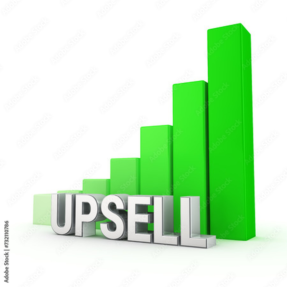52988936 - indicators upsell grow. word upsell against the green rising graph. 3d illustration graphics 52988936 - indicators upsell grow. word upsell against the green rising graph. 3d illustration graphics
