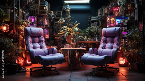 Pixelated Gaming Lounge