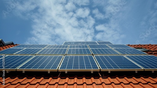 Residential Elegance: Capturing the Beauty of Solar Panels on House Roofs