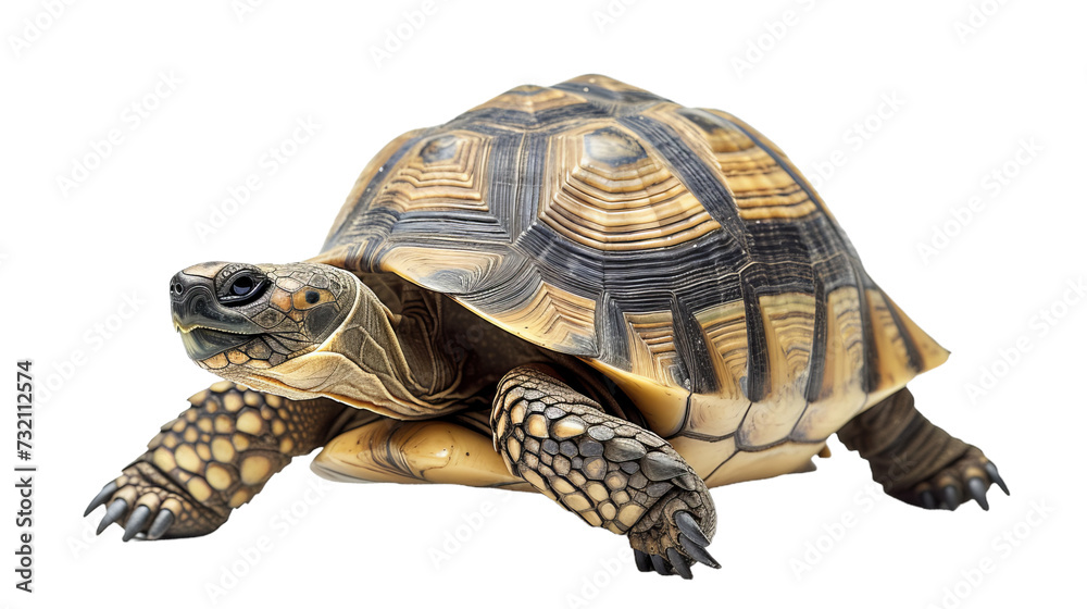 Obraz premium tortoise isolated on white background