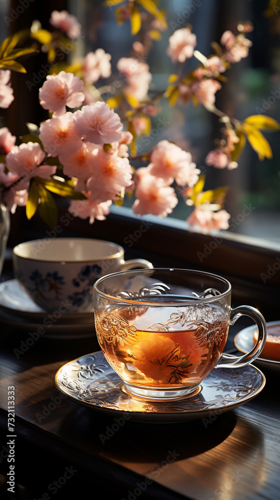 Elegant Infusion: Tea Amongst the Blossoms Elegant Infusion: Tea Amongst the Blossoms