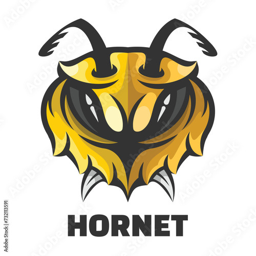 animals head charater mascot logo template