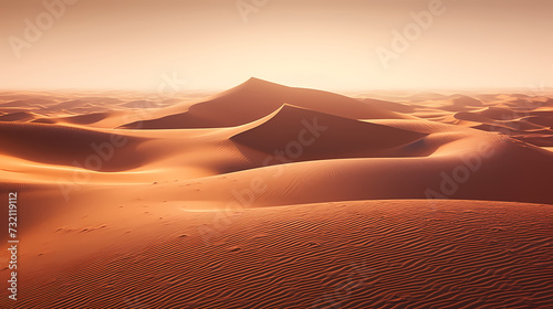 Desert background  desert landscape photography with golden sand dunes