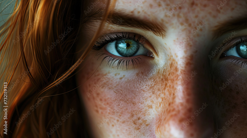 Fototapeta premium Expressive close-ups capturing the nuances of different emotional states
