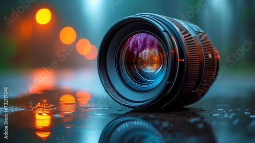 The photographic camera lens, Aperture photo