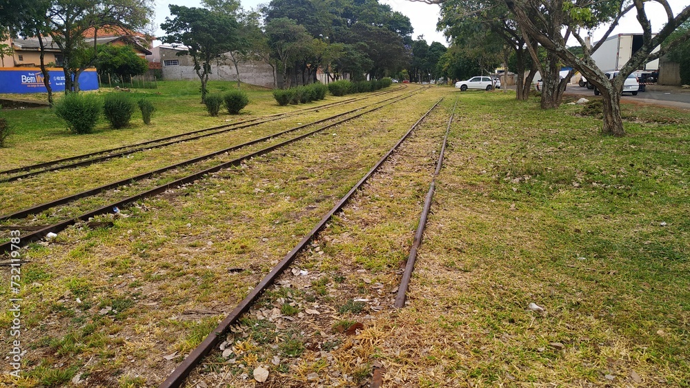 railway in the countryside railway in the countryside
