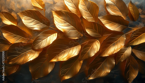 golden autumn leaves