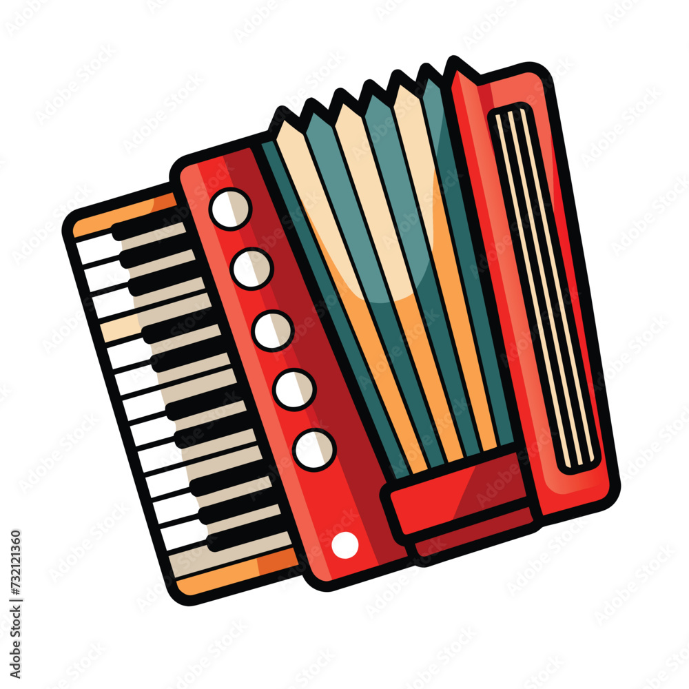 Vector Illustration Of Musical Instruments Vector Illustration Of Musical Instruments