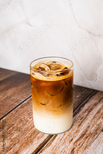 A variety of cafe Beverage drinks that look delicious photo