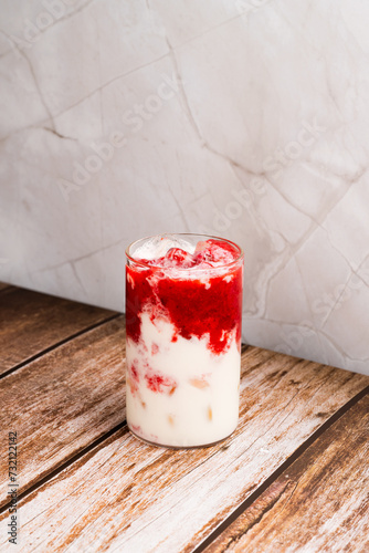 A variety of cafe Beverage drinks that look delicious photo